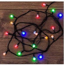 NEON-NIGHT 303-060 Гирлянда светодиодная "Цветные Шарики" 20 LED МУЛЬТИКОЛОР 2,8 метра