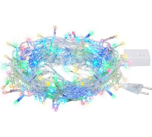NEON-NIGHT (235-069 ) Гирлянда "Светодиодный Дождь" 2*3 м, свечение с динамикой, прозрачный провод, 230 В, диоды Мультиколор