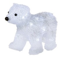 NEON-NIGHT (513-312) Акриловая светодиодная фигура "Медвежонок" {18 см, на батарейках, 16 светодиодов}