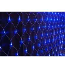 Neon-night 215-133 Гирлянда "сеть" 1,8х1,5м, прозрачный ПВХ, 180 LED, цвет: Синий