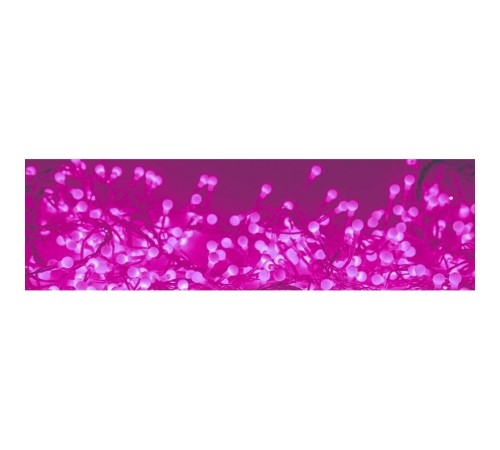 Neon-night 303-617 Гирлянда "Мишура LED"  6 м  прозрачный ПВХ, 576 диодов, цвет розовый