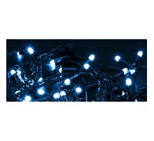 Neon-night 305-273 Гирлянда Нить 10м, эффект мерцания (каждый 5-ый), черный ПВХ, 230В, цвет: Синий