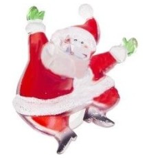 Фигура светодиодная на присоске "Санта Клаус", RGB [501-023]