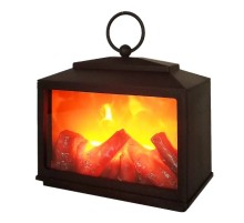 Neon-night 511-033 Декоративный камин "Сканди" с эффектом живого огня 18х9х16 см, батарейки 3хС (не в комплекте)