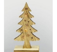 Neon-night 504-011 Деревянная фигурка с подсветкой "Елочка" 9*5*19 см