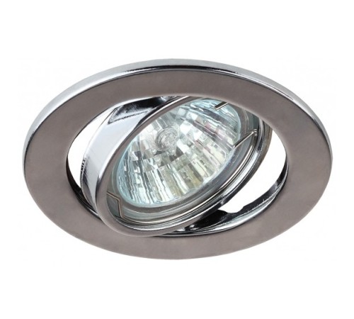 Эра C0043807 ST2A CH Светильник штампованный поворотный MR16,12V/220V, 50W хром Эра C0043807 ST2A CH Светильник штампованный поворотный MR16,12V/220V, 50W хром