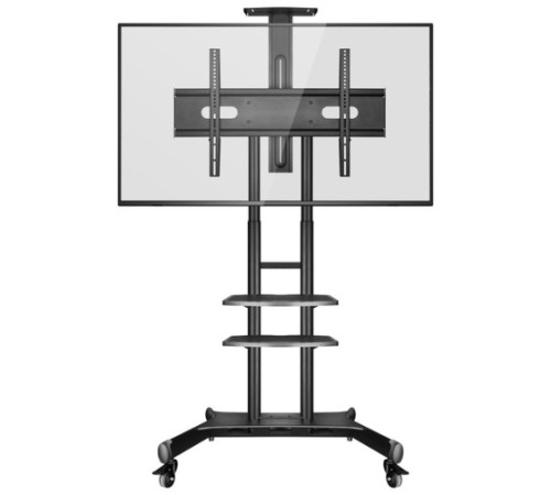ONKRON TS1881 черный 2 полки для AV в комплкте Для телевизоров диагональю 55"-80" Максимальная нагрузка: 90,9 кг VESA: 200x200, 200x300, 200x400, 300x100, 300x200, 300x300, 300x400, 400x200, 400x300,
