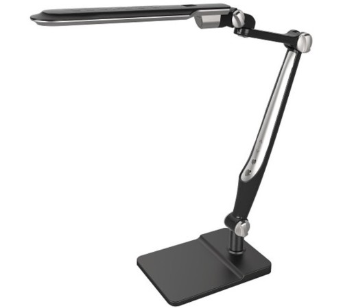 Camelion KD-831  C02 черн LED (Свет-к наст.10 Вт,230В, осн+струбц.,600 лм,сенс.рег.ярк и цвет.тем)