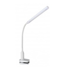 Camelion KD-793  C01 белый  LED ((Свет-к настол.,6 Вт,зажим-струбцина,230В,сенс.вкл-е,4 ур.ярк,4000К)