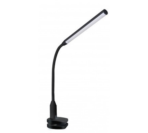 Camelion KD-793  C02 чёрный  LED (Свет-к настол.,6 Вт,зажим-струбцина,230В,сенс.вкл-е,4 ур.ярк,4000К)