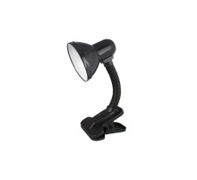 Ultraflash UF-320P  C02 черный (Светильник настольный с прищепкой 230В, 60Вт, E27, ЛОН)