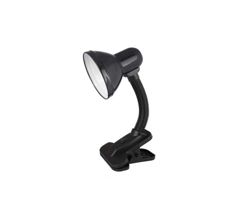 Ultraflash UF-320P  C02 черный (Светильник настольный с прищепкой 230В, 60Вт, E27, ЛОН)