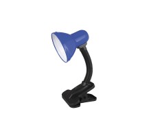 Ultraflash UF-320P  C06 синий (Светильник настольный с прищепкой 230В, 60Вт, E27, ЛОН)