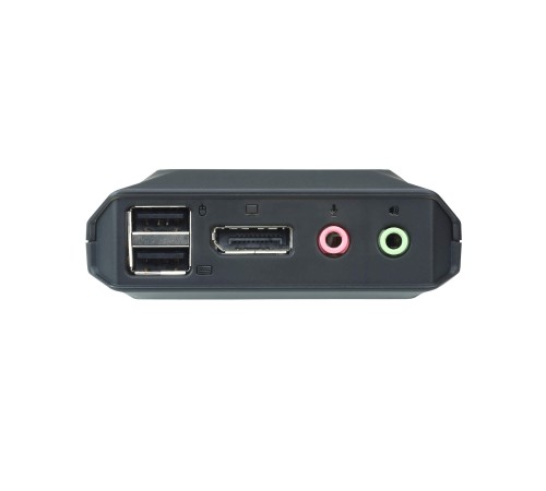 2-портовый, USB, DisplayPort, кабельный KVM-переключатель с пультом удаленного переключения порта, разрешение 2560 x 1600 при 60 Гц ATEN CS22DP