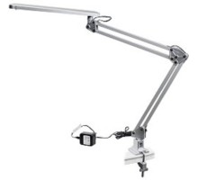 ЭРА Б0008003 Настольный светодиодный светильник NLED-441-7W-S серебро {Крепление струбцина, цвет. температура 3000К}