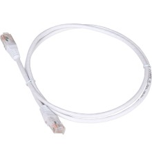 Патч-корд TWT UTP кат.5e, с заливными колпачками, 15.0 м, белый (TWT-45-45-15-WH)