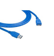 Kramer C-USB3/MicroB-3 Кабель USB-A 3.0 вилка- USB-Micro B вилка, 0,9 м (96-02356003)