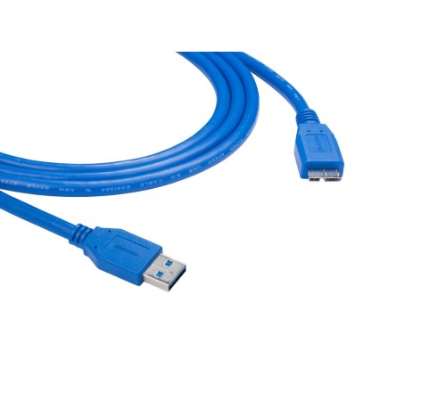 Kramer C-USB3/MicroB-3 Кабель USB-A 3.0 вилка- USB-Micro B вилка, 0,9 м (96-02356003)