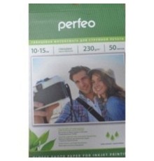Perfeo PF-GLR4-230/50  Бумага Perfeo глянцевая , 10х15 230 г/м2 , 50 л