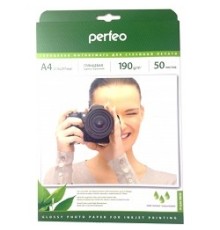 Perfeo PF-GLA4-190/50  Бумага Perfeo глянцевая , А4 190 г/м2 ,  50л