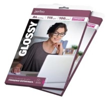 Perfeo PF-GLA4-115/100 Бумага Perfeo глянцевая 100л, A4 115 г/м2 (G12)