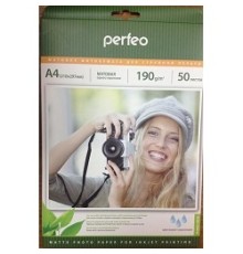 Perfeo PF-MTA4-190/50 Бумага Perfeo матовая 50л, A4 190 г/м2 (M06)