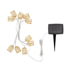 Rexant 602-240  Каскад Lamper Ночная Лампада LED 6 м с выносной солнечной панелью 1 м, и аккумулятором, IP65, 2 режима работы (мигание и постоянное)