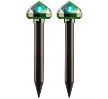 Rexant 71-0077  Набор отпугивателей кротов с садовым фонариком (R20*2 кристалл