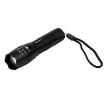 Rexant 75-718 Фонарь ручной сверхъяркий 5 Вт, регулируемый фокус, алюминий, 3 х ААА