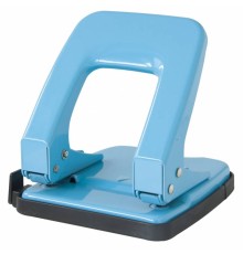 Дырокол Deli E0138 макс.:35лист. металл ассорти отв.:2 с линейкой