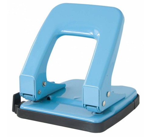 Дырокол Deli E0138 макс.:35лист. металл ассорти отв.:2 с линейкой