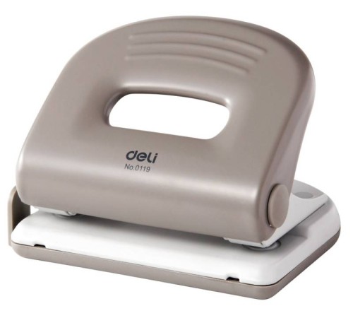 Дырокол Deli PRO E0119 макс.:25лист. металл ассорти отв.:2 с линейкой