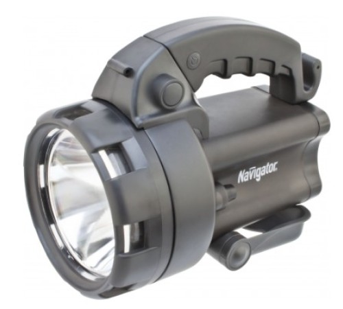 Navigator 94963 Фонарь-прожектор NPT-SP09-ACCU 1LED 3Вт+ 4LED аккумуляторный, пластик