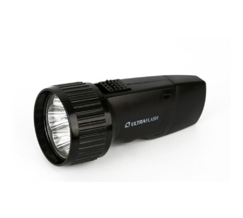 Ultraflash LED3859   (фонарь аккум.220В, черный, 5 LED, SLA, пластик, коробка)
