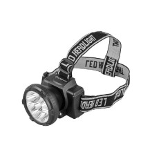 Ultraflash LED5363 (фонарь налобн аккум 220В, черный, 9LED, 2 реж, пласт, бокс)