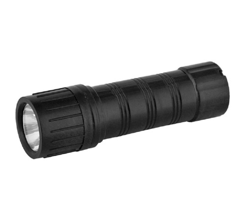 Ultraflash 7102-ТН  (фонарь, черный, 1LED, 1 реж, 3XR03, пласт, блист-пакет)
