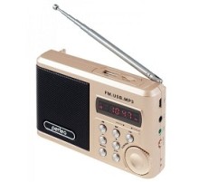 Perfeo мини-аудио Sound Ranger, УКВ+ FM, MP3 (USB/TF), USB-audio, BL-5C 1000mAh, шамп.золот (SV922AU) [PF_3185]