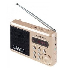 Perfeo мини-аудио Sound Ranger, УКВ+ FM, MP3 (USB/TF), USB-audio, BL-5C 1000mAh, шамп.золот (SV922AU) [PF_3185]