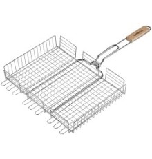 GRINDA Решетка-гриль "BARBECUE", объемная, нержавеющая сталь, 340х260мм [424732]