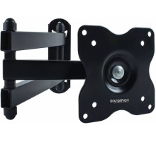 Кронштейн для телевизора Kromax DIX-15 черный 15"-28" макс.30кг настенный поворот и наклон