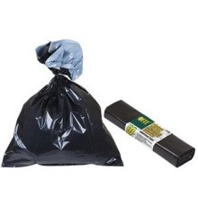 FIT РОС Мешки для строительного мусора, ПВД особопрочные, 240 л, 900х1400 мм, толщина 35 мкм, 10 шт.  [11942]