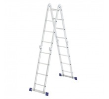 СИБРТЕХ Лестница шарнирная алюминиевая, 4х4, Россия [97882]