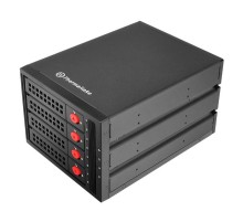 Сменный бокс для HDD/SSD Thermaltake Max 3504 SATA I/II/III/SAS металл черный hotswap 4