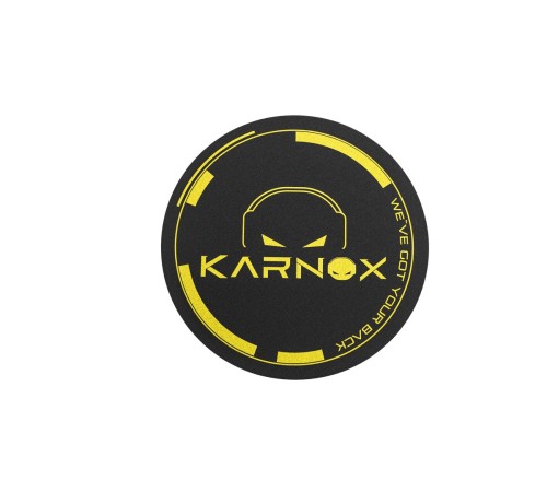 Напольный круглый коврик Karnox FLOOR Mat - 2 мм - Logo