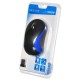 Мышь Оклик 605SW черный/синий оптическая (1200dpi) беспроводная USB (3but)