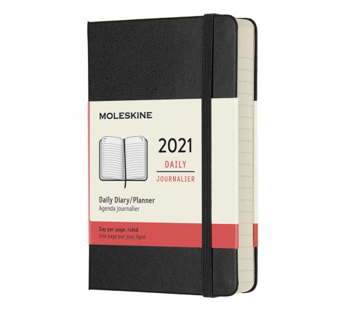 Ежедневник Moleskine CLASSIC Pocket 90x140мм 400стр. черный