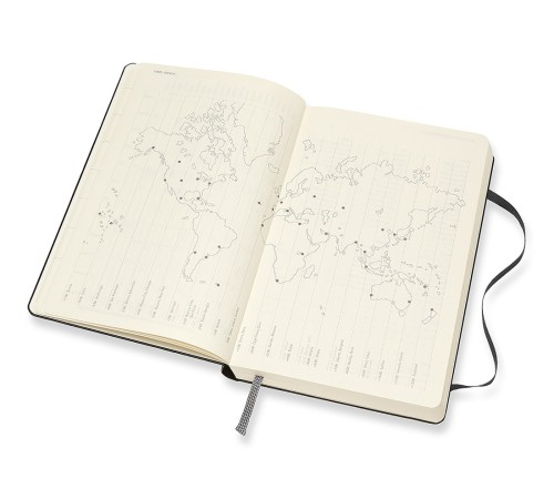 Ежедневник Moleskine CLASSIC Large 130х210мм 400стр. черный