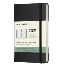 Еженедельник Moleskine CLASSIC WKLY Pocket 90x140мм 144стр. черный