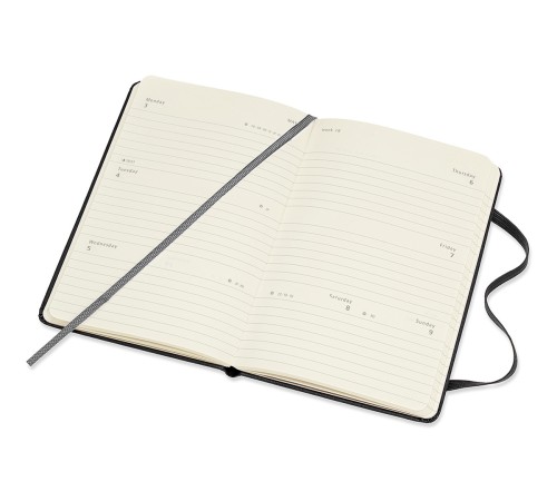 Еженедельник Moleskine CLASSIC WKLY Pocket 90x140мм 144стр. черный