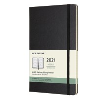 Еженедельник Moleskine CLASSIC WKLY Large 130х210мм 144стр. черный